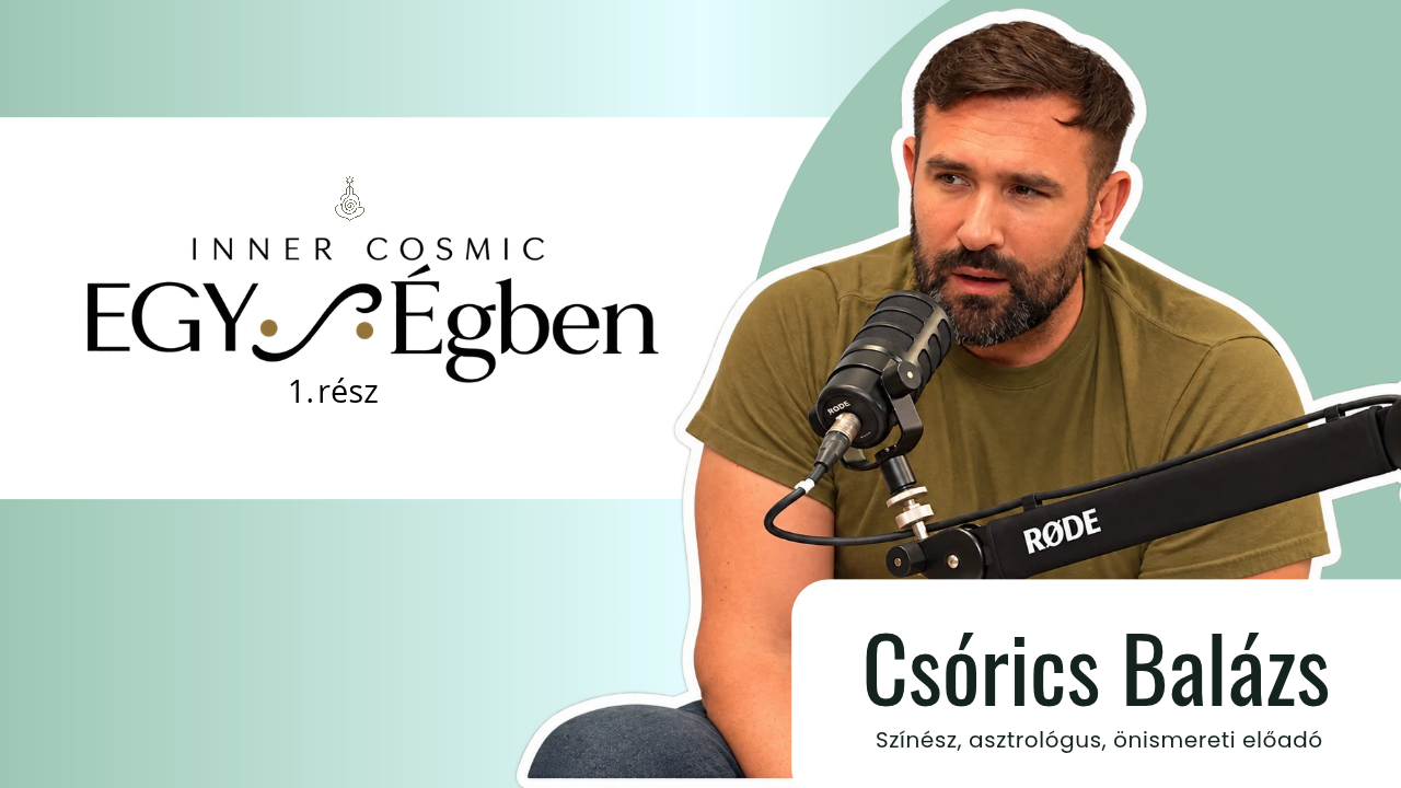 Inner Cosmic – Egy•s•Égben podcast, 1. rész – Csórics Balázs